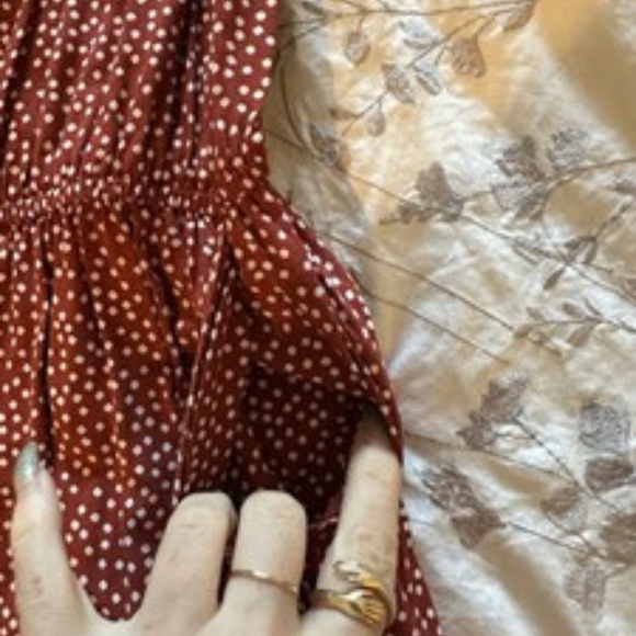 Old Navy Red w/white Polka Dots Romper Short - Picture 3 of 4